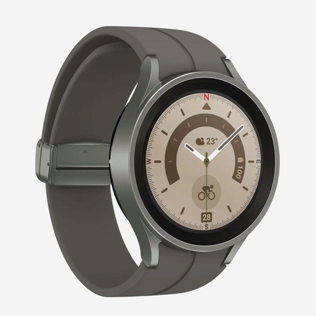 Samsung – Galaxy Watch5 Pro Titanium Smartwatch - Image 2